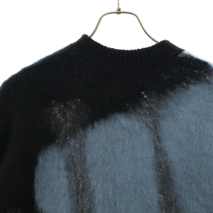 OFF-WHITE オフホワイト 18AW Mohair Knit ショルダーボタン クルー