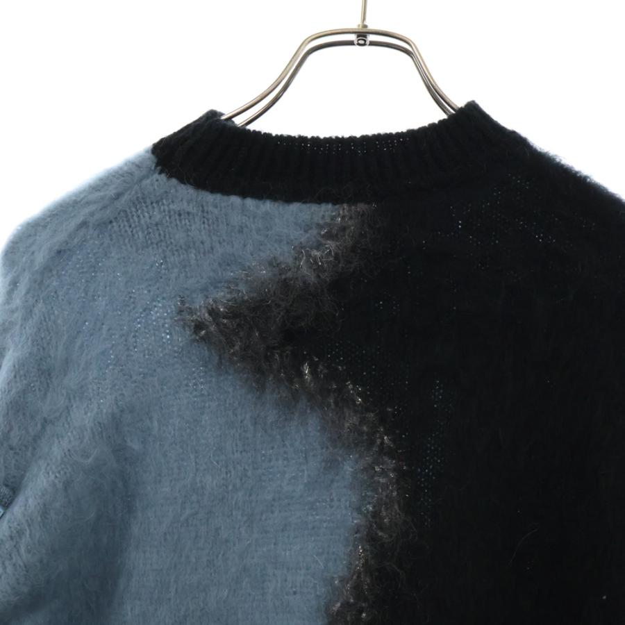 OFF-WHITE オフホワイト 18AW Mohair Knit ショルダーボタン クルー