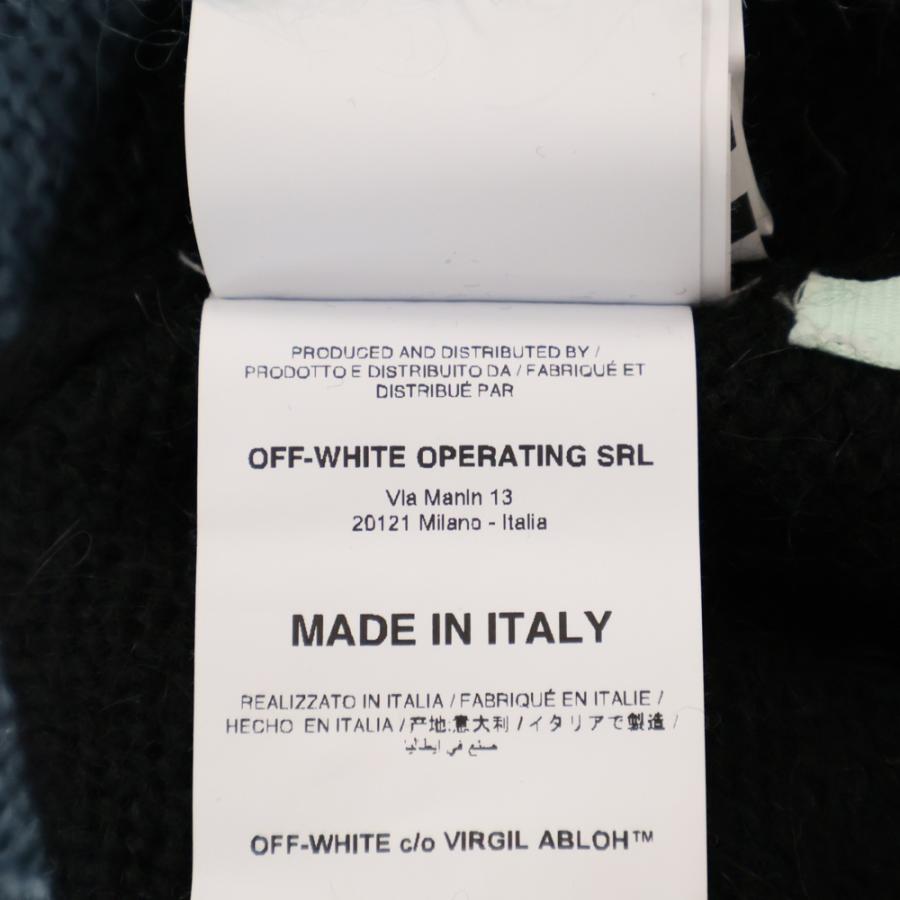 OFF-WHITE オフホワイト 18AW Mohair Knit ショルダーボタン クルー