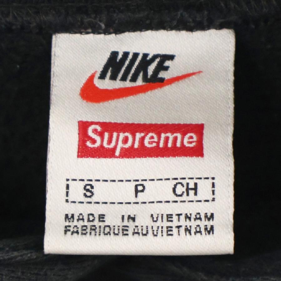 Supreme シュプリーム 19AW ×NIKE Leather Applique Hooded Sweatshirt
