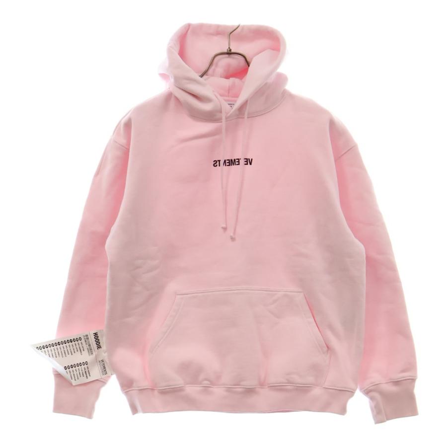 VETEMENTS ヴェトモン Inverted Logo Hoodie ロゴプリント プル  