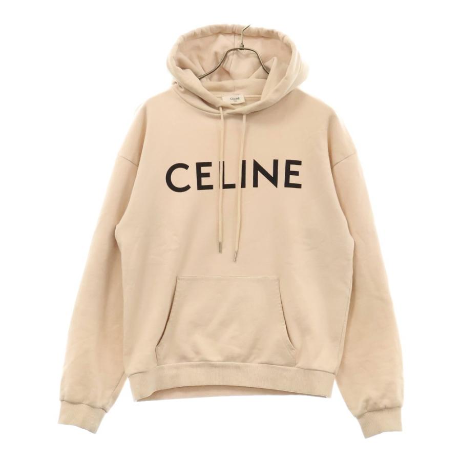 CELINE（セリーヌ） LOGO PRINT LOOSE HOODIE ロゴプリント プル