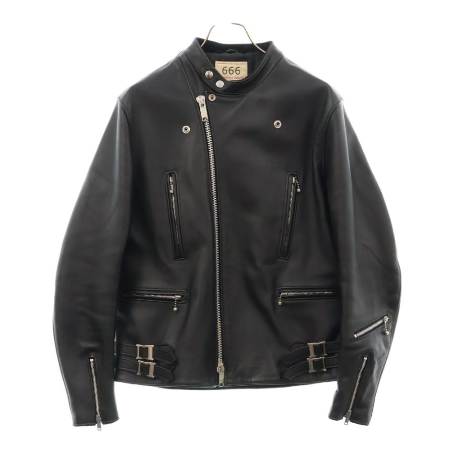 666 LEATHER WEAR トリプルシックスレザーウェア LETHER JACKET ダブル 