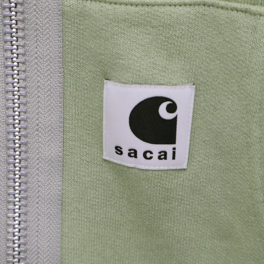 sacai（サカイ） ×Carhartt Hoodie カーハート ジップアップスウェット