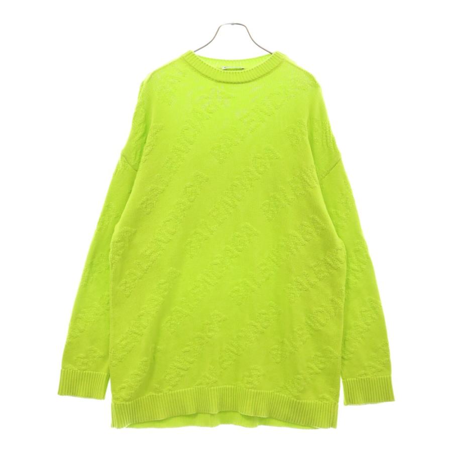 バレンシアガ BALENCIAGA 599886 T3166 ニット BALENCIAGA（バレンシアガ） Logo Jacquard Sweater クルーネック