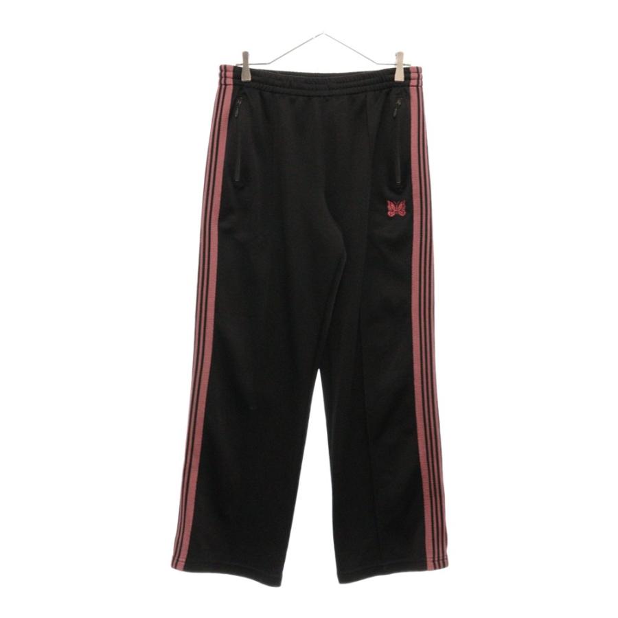 Needles ニードルス Track Pants ロゴ刺繍トラックパンツ ブラック 