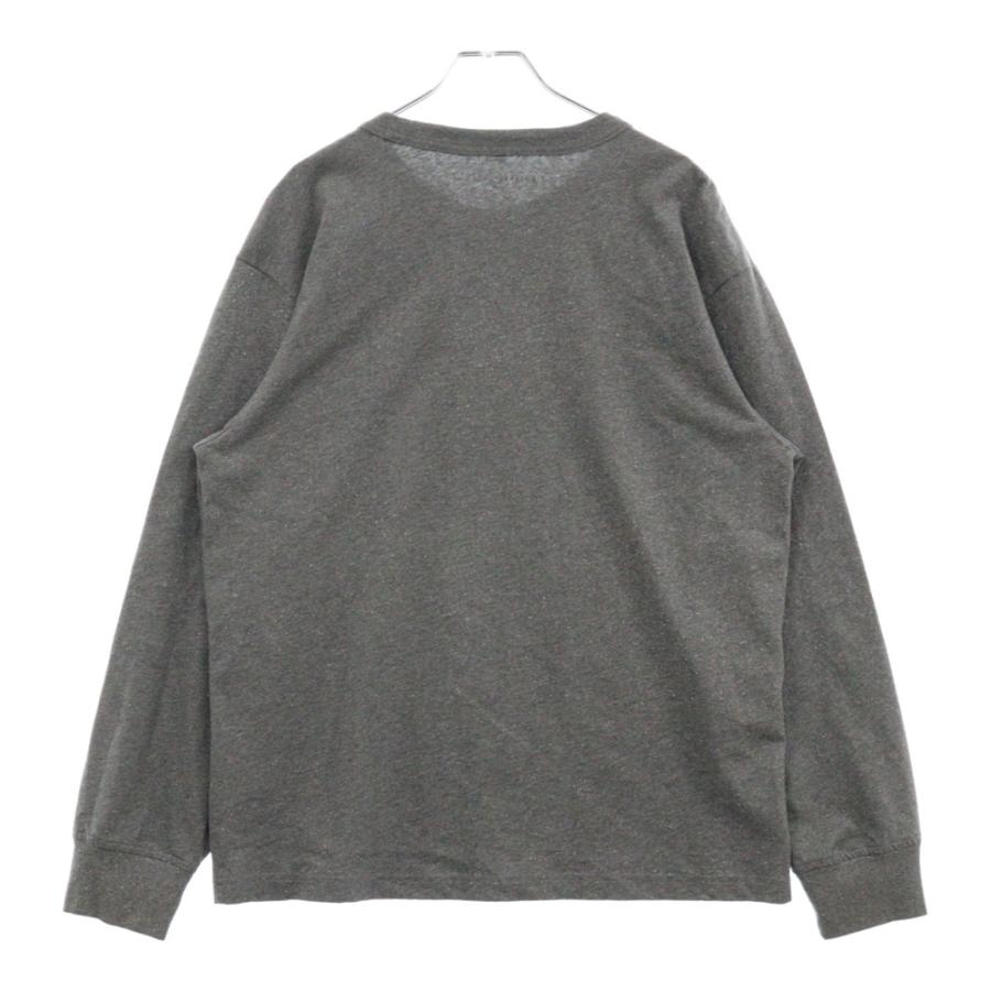 alexanderwang ダークグレー 長袖Tシャツ alexanderwang（アレキサンダー・ワン） Logo Embossed Crewneck T