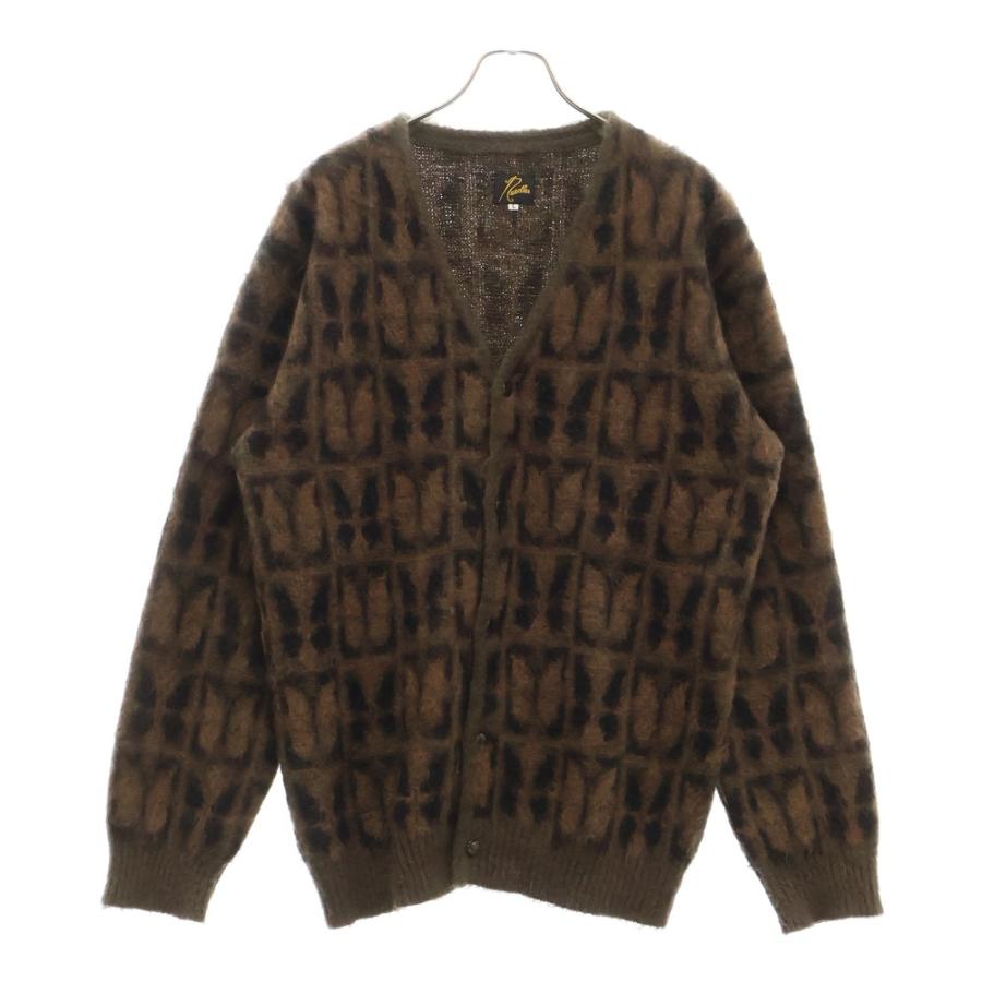Needles ニードルス 23AW Mohair Cardigan Papillon 総柄デザイン 