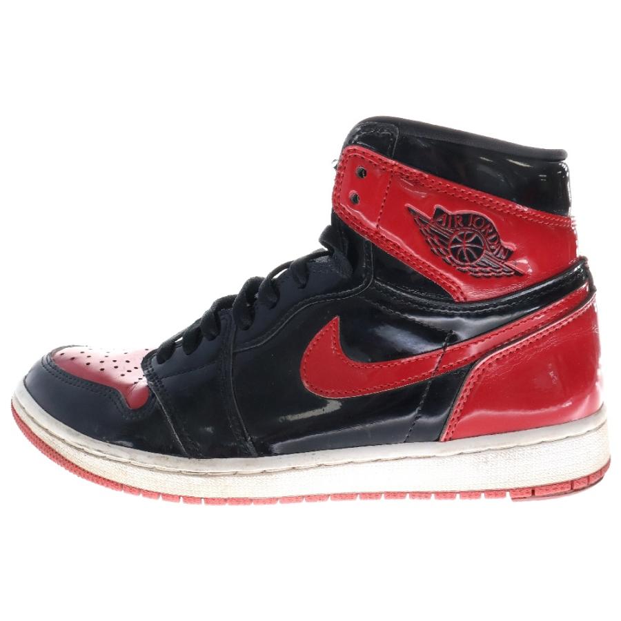 NIKE ナイキ AIR JORDAN1 HIGH OG PATENT BRED エアジョーダン1 NIKE ナイキ AIR JORDAN1 HIGH OG PATENT BRED エアジョーダン1