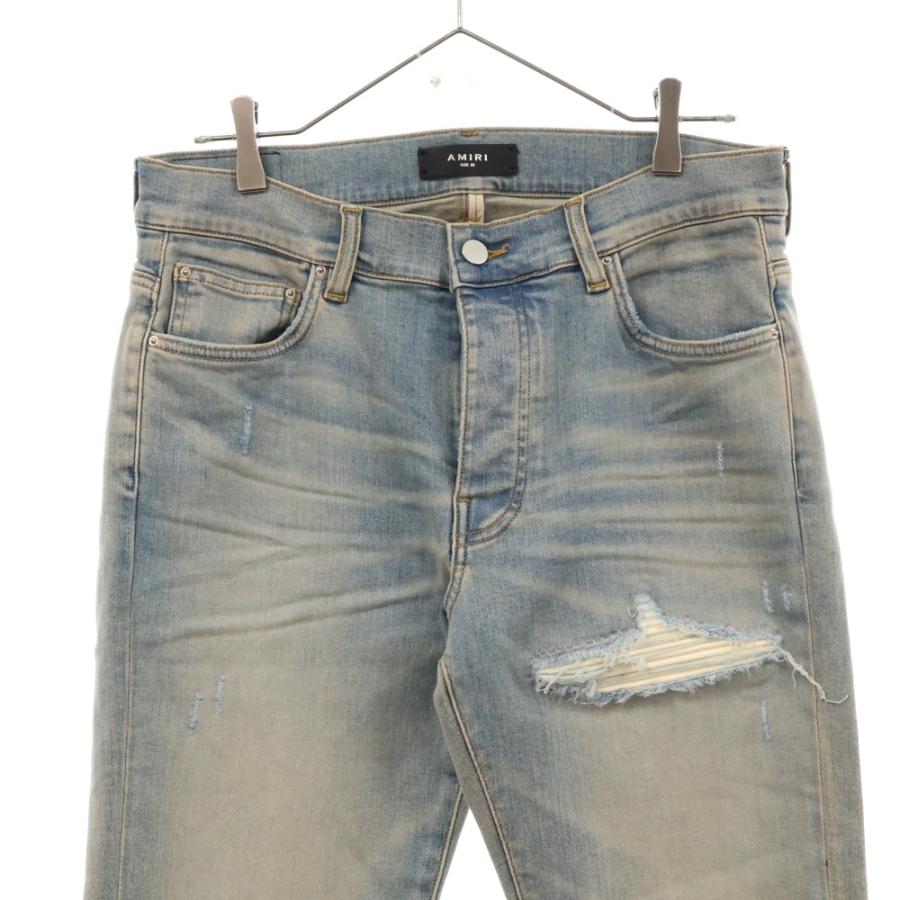 AMIRI アミリ MX1 スリムスキニー ストレッチ デニムパンツ ダメージ  