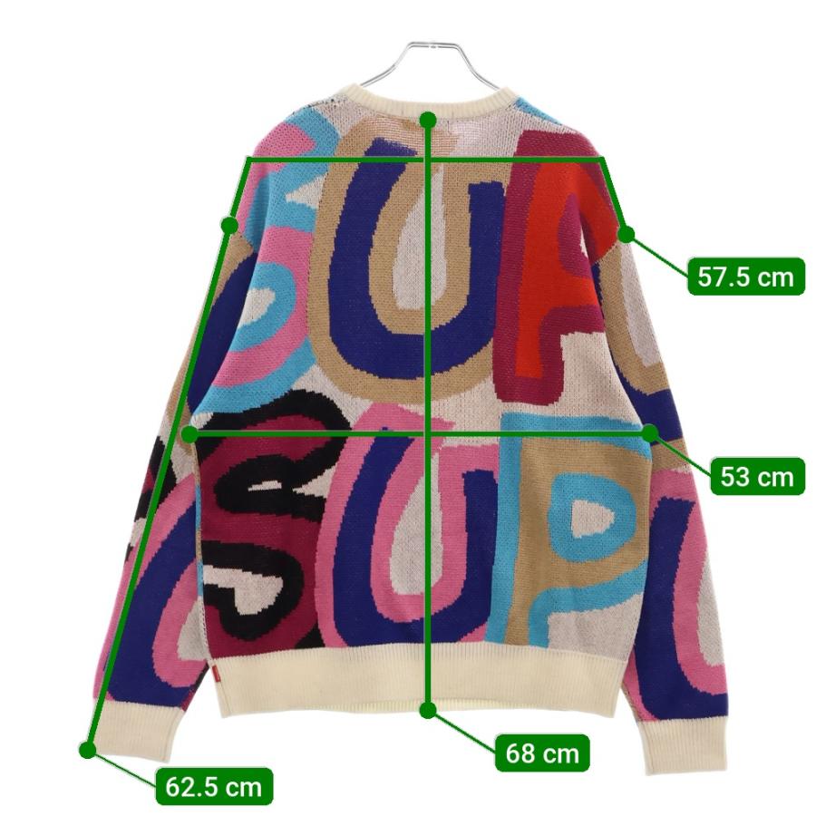 Supreme（シュプリーム） 20AW Smurfs Sweater スマーフ 総柄クルー 