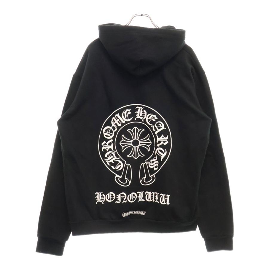 クロムハーツ サイズ:XL  SWTSHRT PLVR LTD ホノルル限定ホースシュープリントプルオーバーパーカー 中古 GZ11 CHROME HEARTS（クロムハーツ） SWTSHRT PLVR LTD ホノルル限定ホース