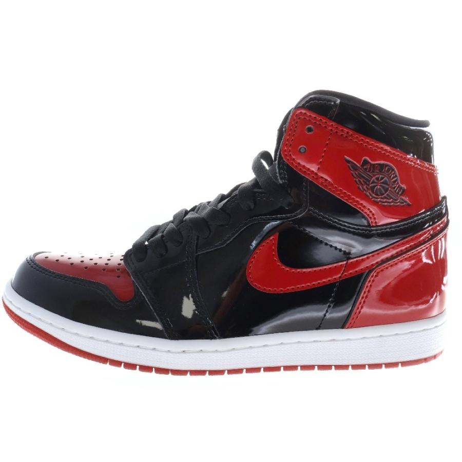 NIKE ナイキ AIR JORDAN1 HIGH OG PATENT BRED エアジョーダン1  