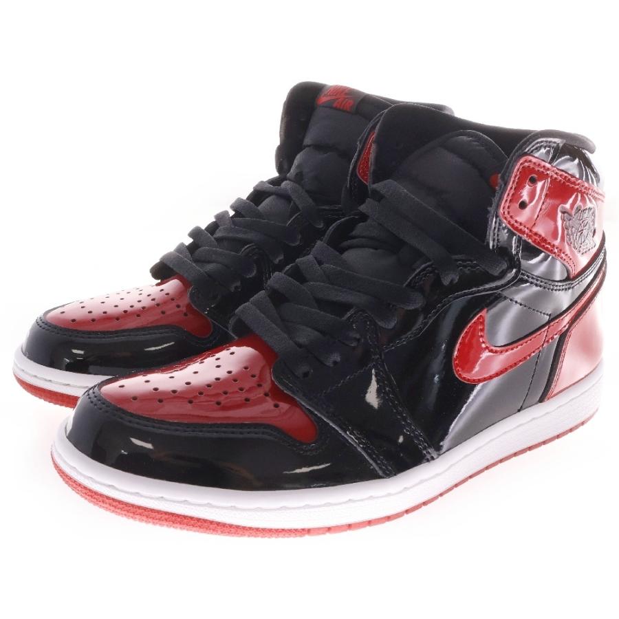 NIKE ナイキ AIR JORDAN1 HIGH OG PATENT BRED エアジョーダン1 
