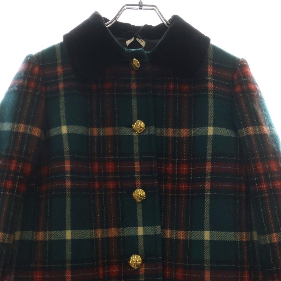 ジャケット・アウター miu miu 07aw archive wool coat 2f09cf57809c89b57600cd0ef27612