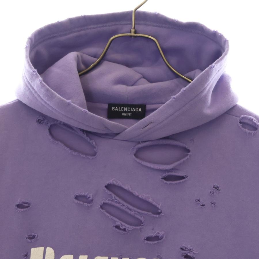 BALENCIAGA（バレンシアガ） 21SS キャップス デストロイド フーディ