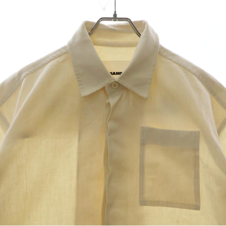 JIL SANDER（ジルサンダー） MALFILE SELVEDGE CANVAS バックロゴ 半袖