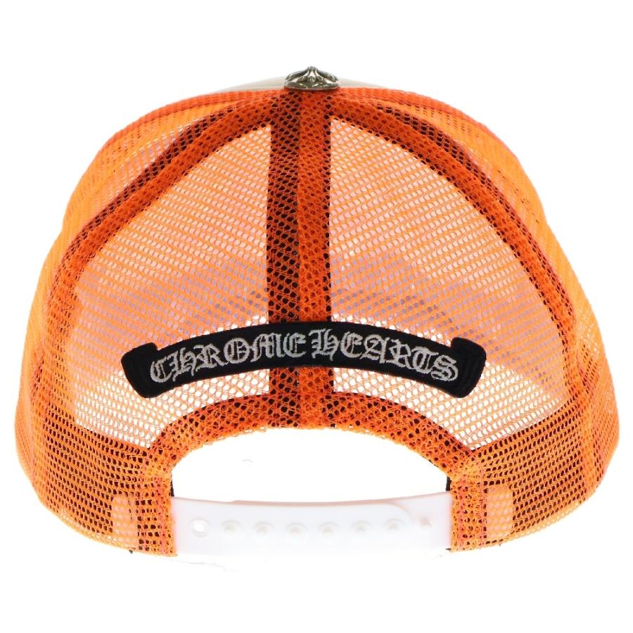 CHROME HEARTS Trucker Cap 3セメタリークロス レザー クロムハーツ（Chrome Hearts）ハット/キャップ トラッカー