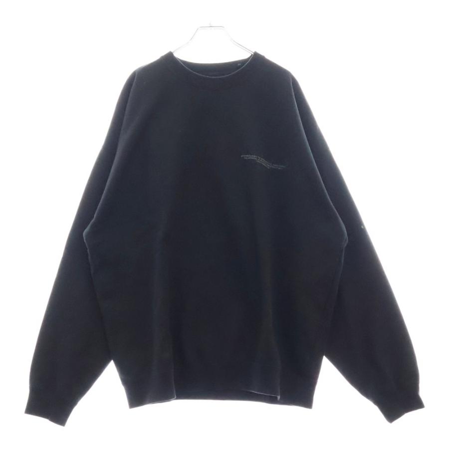 Y-3 ワイスリー Logo Crew クルーネックスウェットトレーナー ブラック