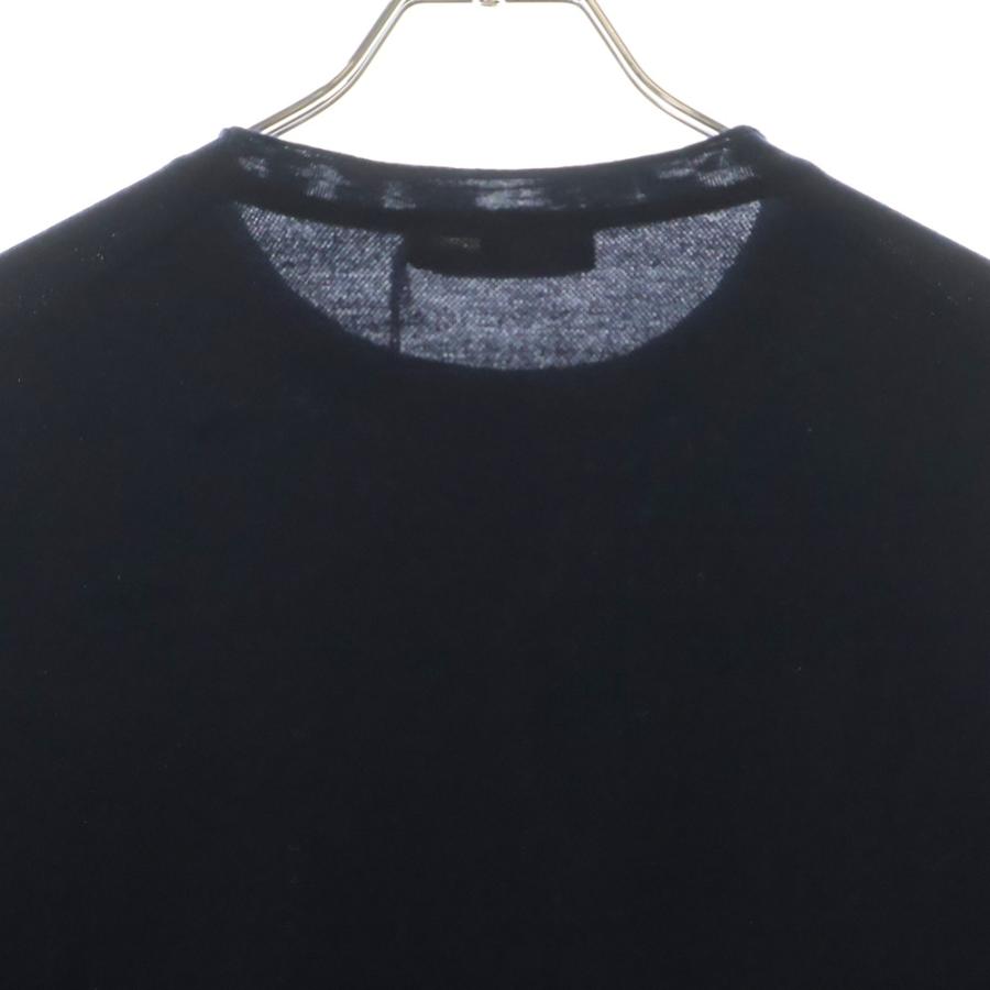 Loro Piana ロロピアーナ バージンウール クルーネックニットセーター ネイビー MAD4122 Loro Piana（ロロピアーナ） バージンウール クルーネックニット