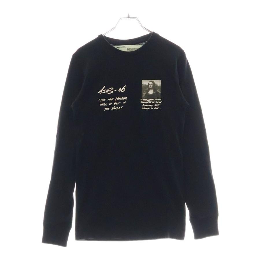 c*s様 OFF-WHITE ブラックレイヤード長袖Tシャツ OFF-WHITE オフホワイト 19SS Monalisa L/S T-Shirt モナリザプリント