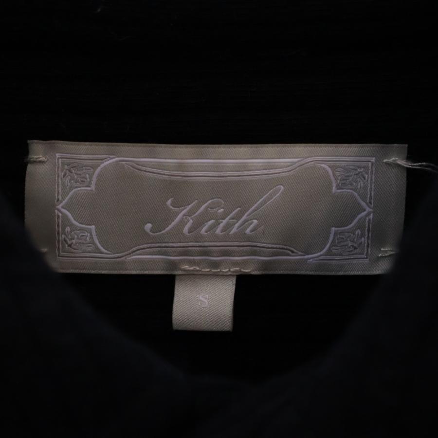 KITH（キス） Striped INterlock Ginza Shirt ロゴ刺繍 ストライプ長袖