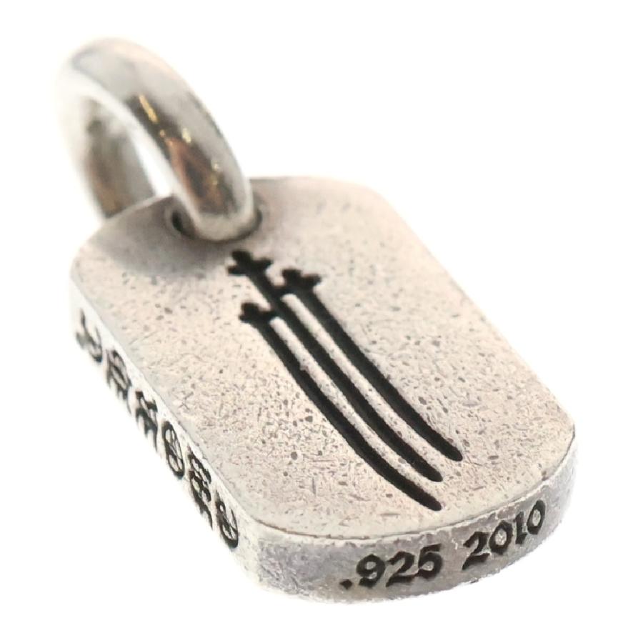 ドッグタグ　クロムハーツ　ペンダントトップのみ CHROME HEARTS（クロムハーツ） 22K DT TNY RS3 RS3クロスタイニー