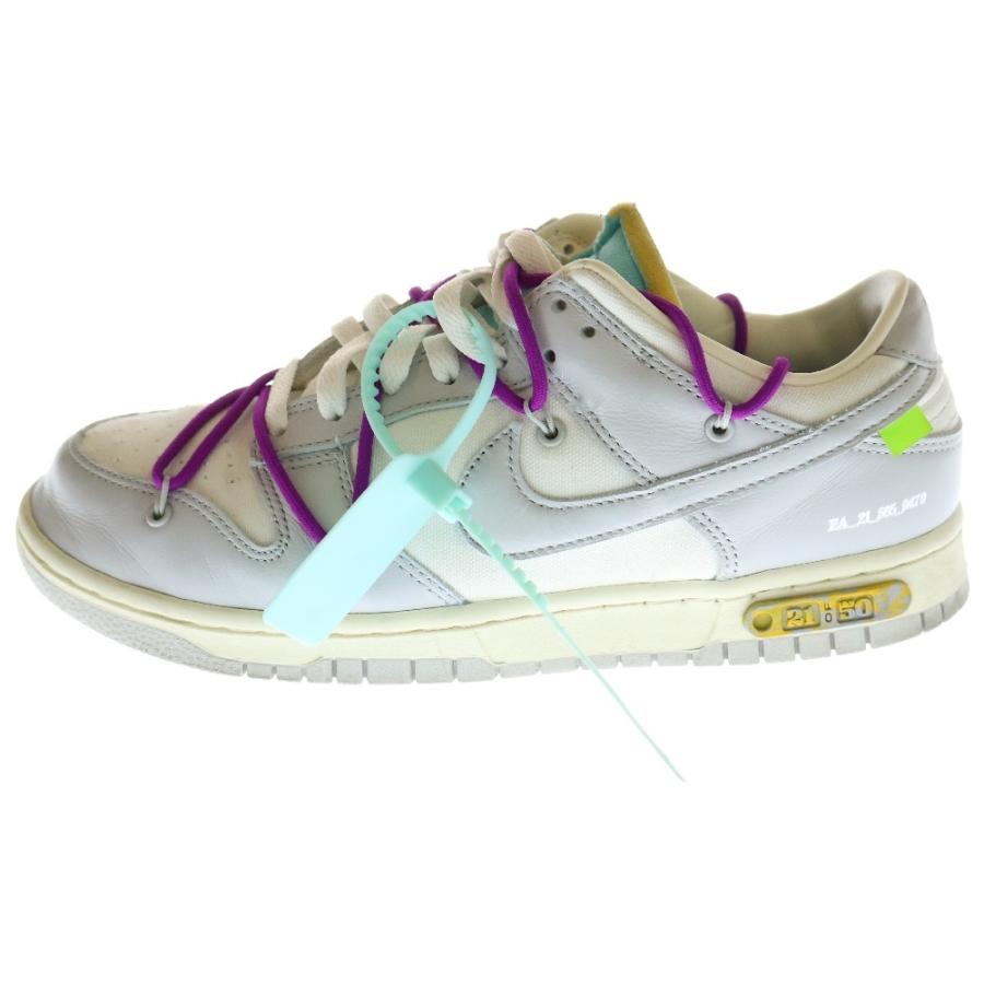 NIKE ナイキ ×OFF-WHITE DUNK LOW 1 OF 50 21 オフホワイト