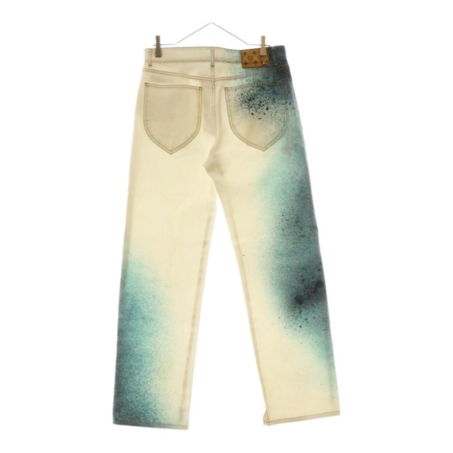 LOUIS VUITTON（ルイ・ヴィトン） 23SS Spray Print Denim Pants LV