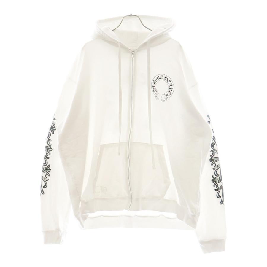 CHROME HEARTS クロムハーツ WTSHRT HD ZIP バックホースシュー 袖 