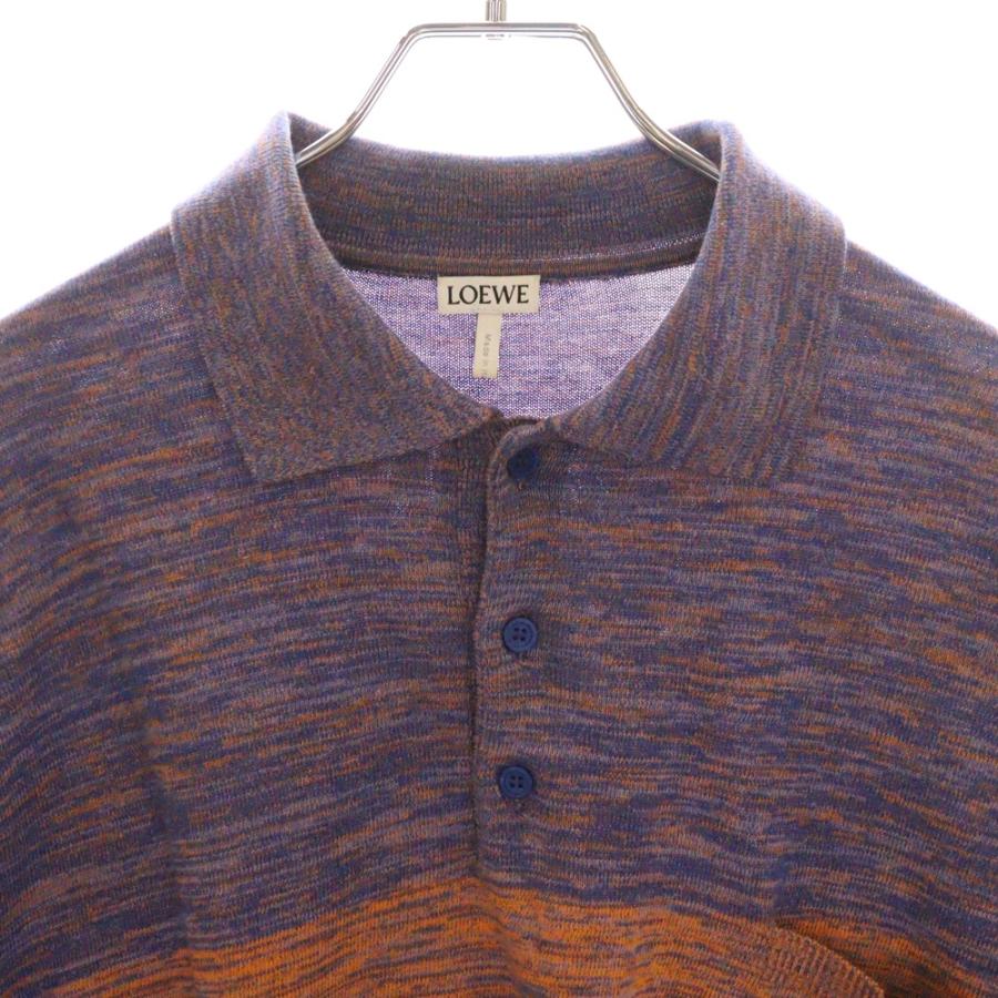 LOEWE（ロエベ） Anagram Knit Polo Shirt アナグラム刺繍