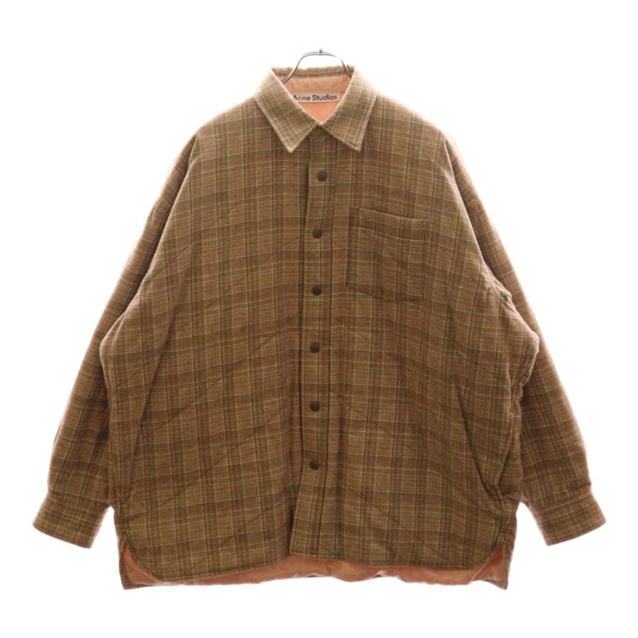 【お値下げ】Acne Studiosチェック柄ショート フード シャツジャケット お値下げ】Acne Studiosチェック柄ショート フード シャツ