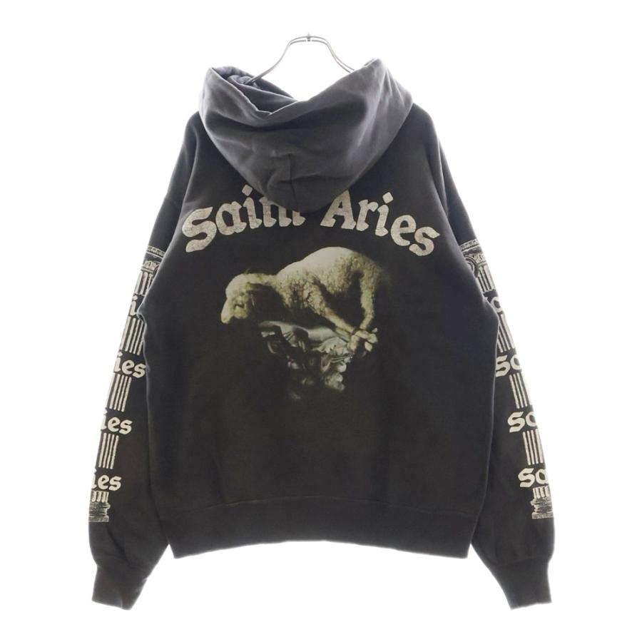 【新品】23aw セントマイケル×アリーズコラボ　スウェット　希少サイズ　XL セントマイケル 23AW ×ARIES CREW NECK SWEAT SM-A23-0000-C01