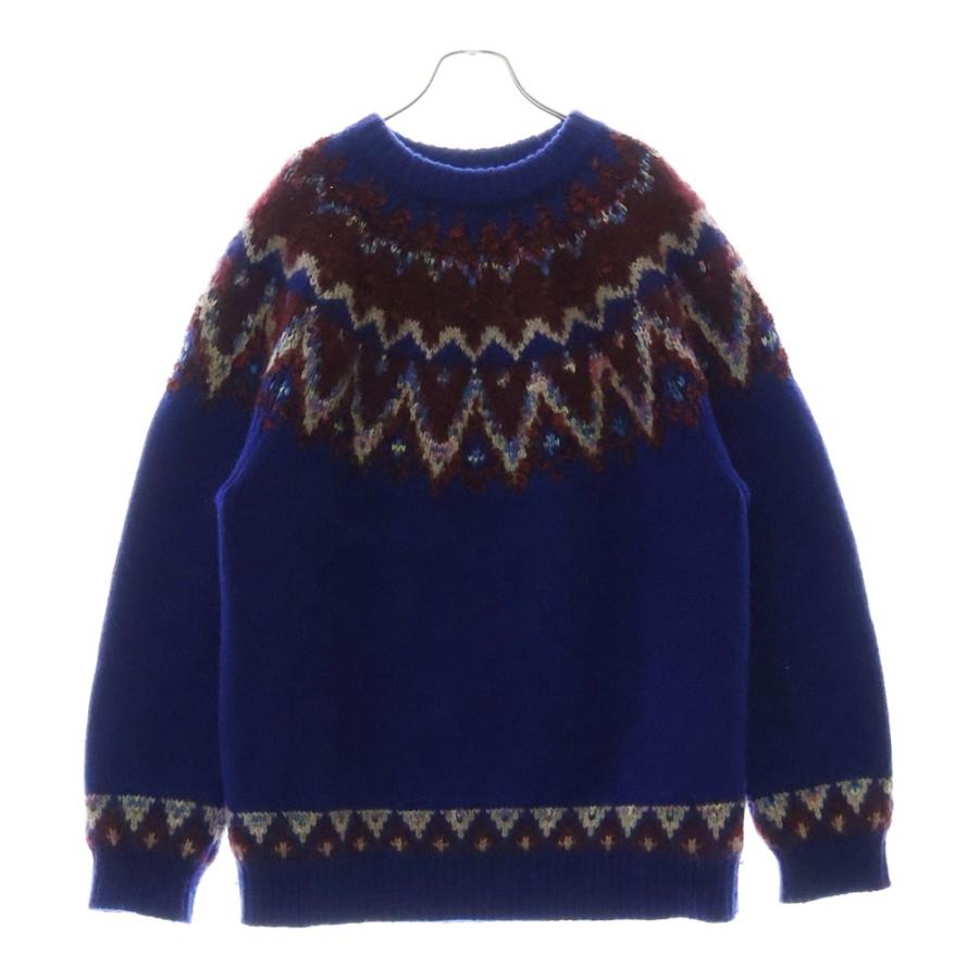 Coohem（コーヘン） NORDIC KNIT PULLOVER モヘヤノルディック クルー