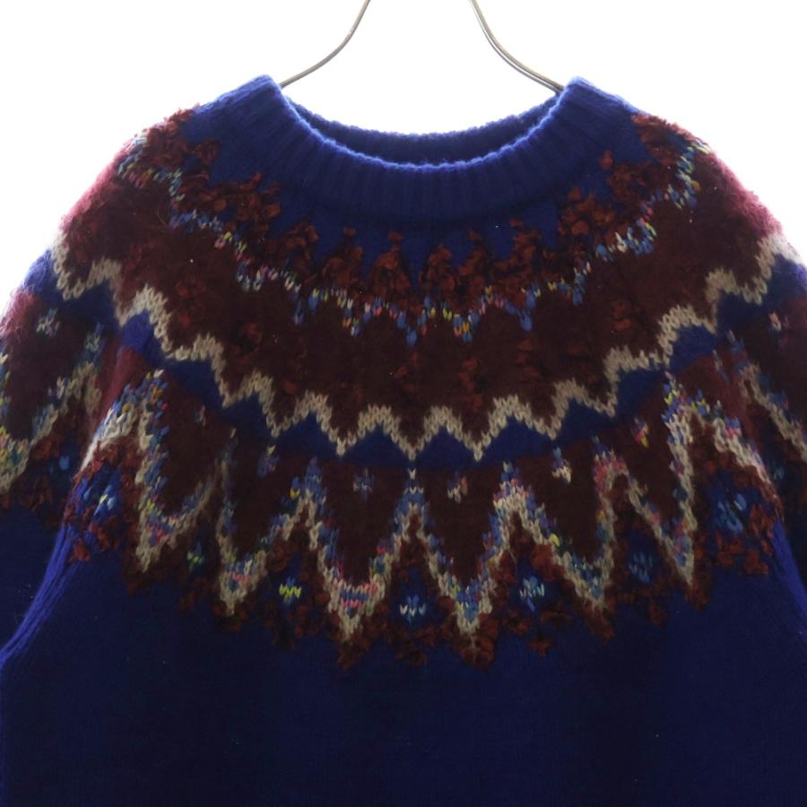 Coohem（コーヘン） NORDIC KNIT PULLOVER モヘヤノルディック クルー