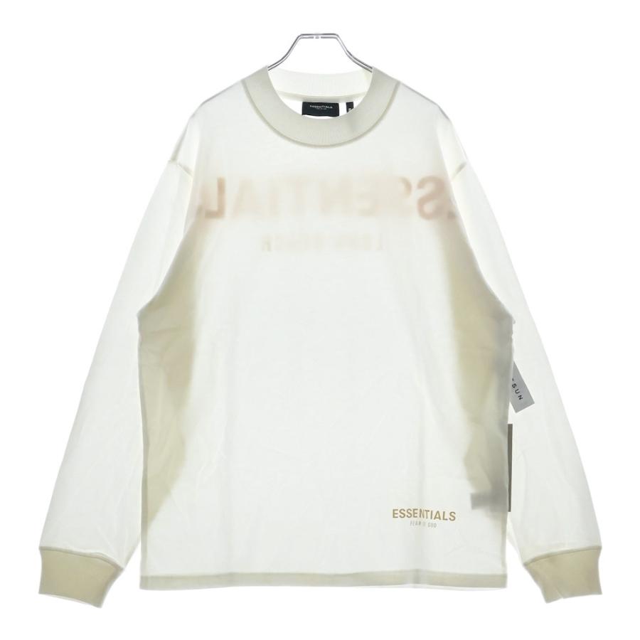 fog essentials長袖Long BeachロンT白ホワイトロゴ入手困難 FEAR OF GOD ESSENTIALS フィアオブゴッド エッセンシャルズ L/S T