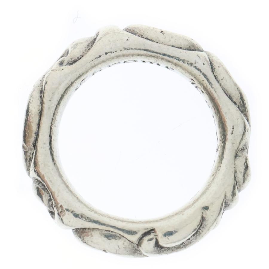 Chrome Hearts スクロールバンド　シルバーリング　19号 CHROME HEARTS（クロムハーツ） SCRL BAND スクロールバンド リング