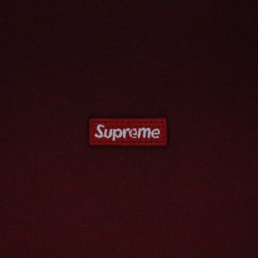 【美品】【入手困難モデル】Supreme 刺繍　ロゴ入り長袖シャツ S 黒/赤 Supreme（シュプリーム） 25SS Small Box L/S Tee スモールボックス