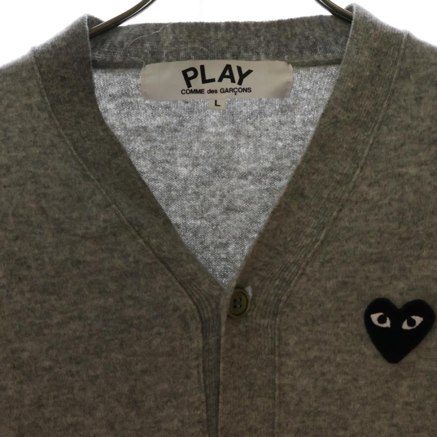PLAY COMME des GARCONS プレイコムデギャルソン CARDIGAN 刺繍ウール
