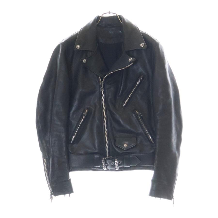 CHROME HEARTS（クロムハーツ） JJ DEAN ダガージップライダースレザー