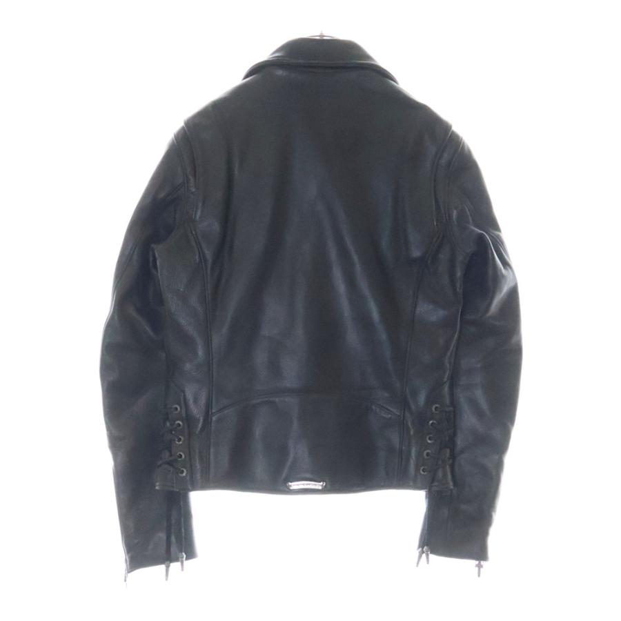 CHROME HEARTS（クロムハーツ） JJ DEAN ダガージップライダースレザー