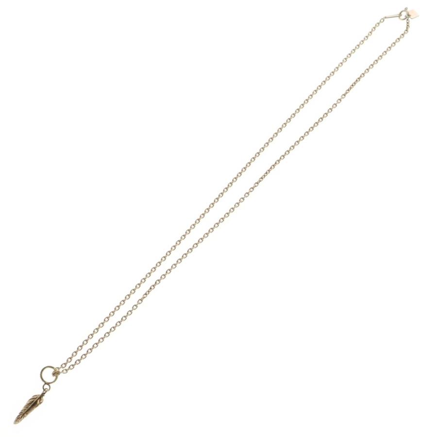 ROYAL ORDER ロイヤルオーダー 18K Feather3 フェザーネックレス 