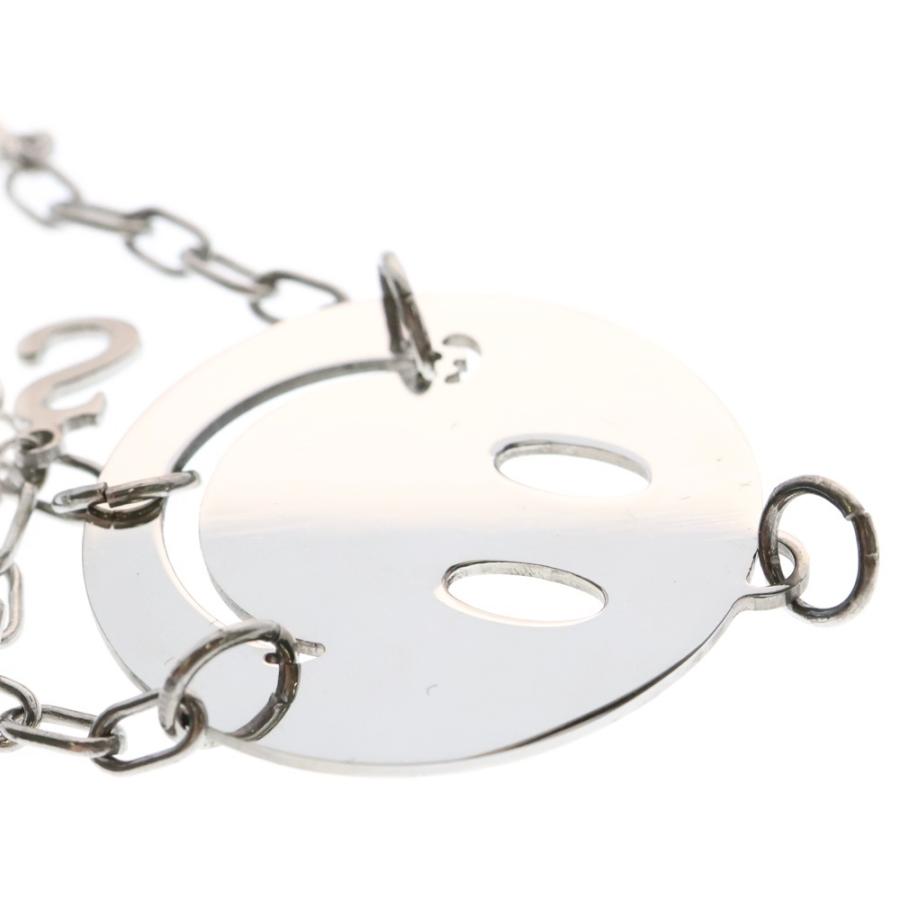 RAF SIMONS ラフシモンズ Smiley Charm Pendant スマイリー チャーム ペンダント ネックレストップ シルバー RAF SIMONS（ラフ シモンズ） Smiley Charm Pendant スマイリー