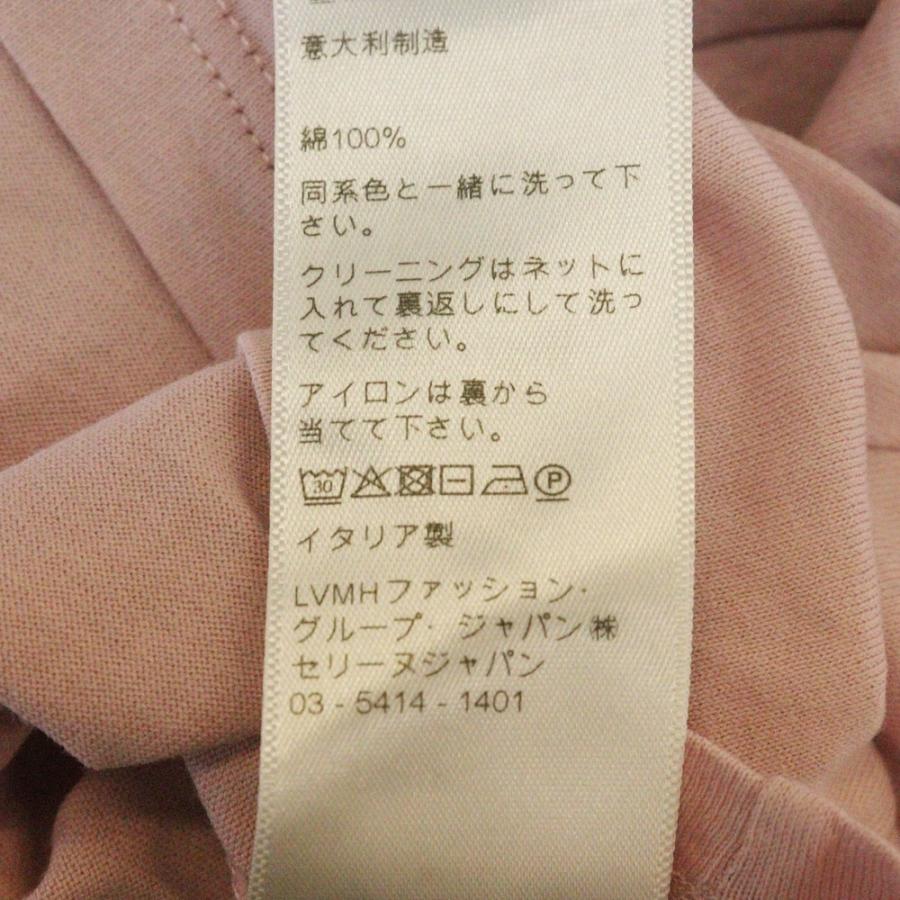 CELINE（セリーヌ） 21SS T-Shirt クロップド ロゴプリント半袖Tシャツ