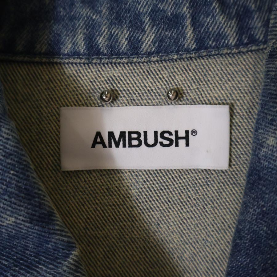 AMBUSH（アンブッシュ） ネイル装飾 オーバーサイズデニムジャケット