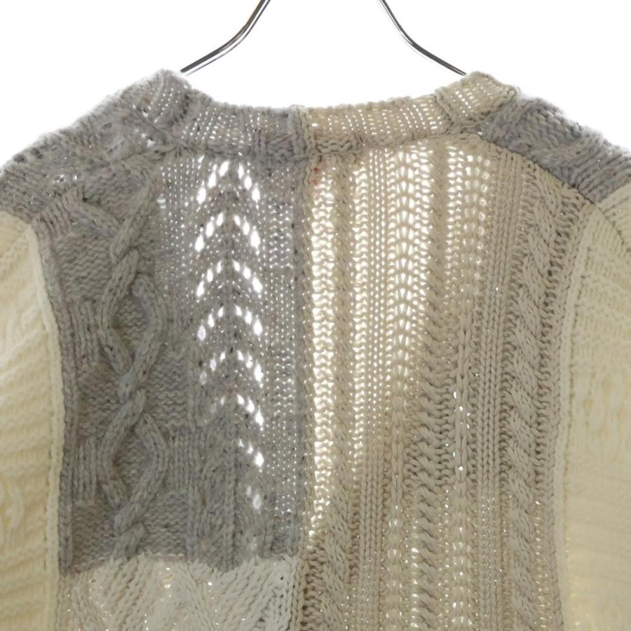 Supreme（シュプリーム） 23AW Patchwork Cable Knit Cardigan パッチ