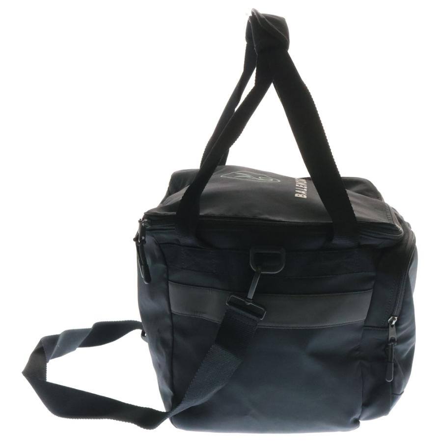 BALENCIAGA ブラックショルダーバッグ BALENCIAGA（バレンシアガ） ロゴプリント 2WAYショルダーバッグ