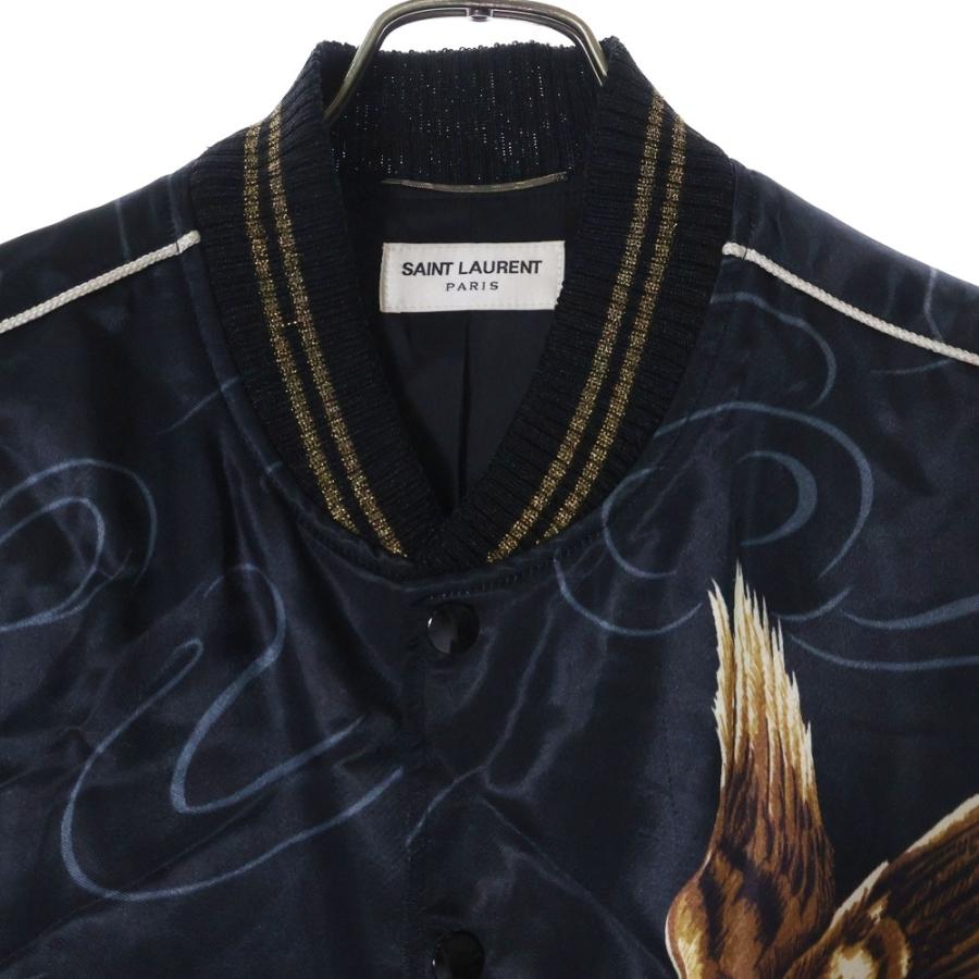サンローランパリ 16SS Falcon Tiger Eagle Sukajan Souvenir Blouson