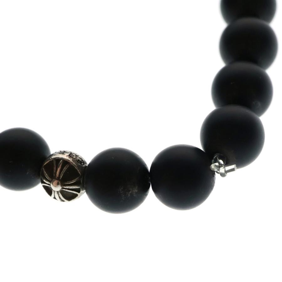 CHROME HEARTS（クロムハーツ） 8mm BEAD 8mmビーズブレス 8mmオニキス