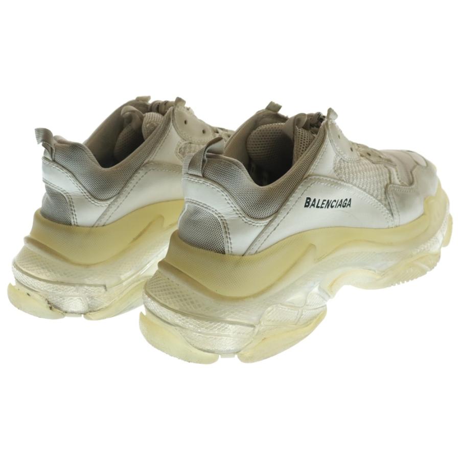 【人気】バレンシアガ Triple-S 厚底スニーカー　クリアソール　42　ロゴ BALENCIAGA トリプル S クリアソール スニーカー バレンシアガ